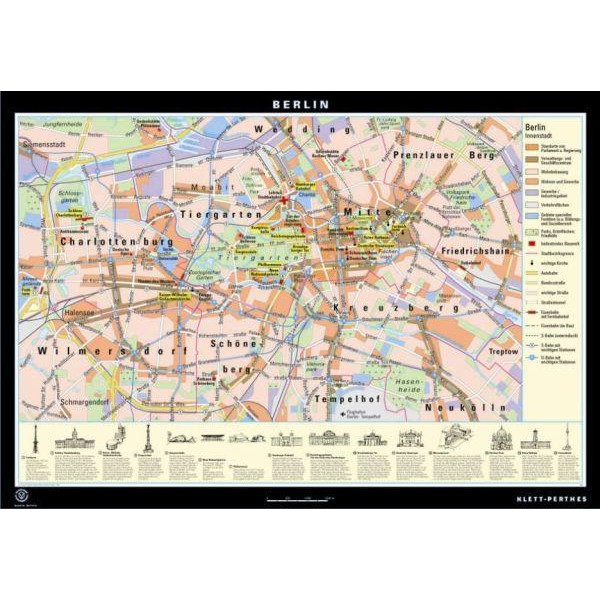 Klett-Perthes Verlag Regional map Berlin city center (P)