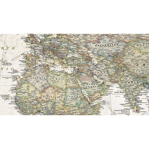 National Geographic World map Executive (117x76cm)