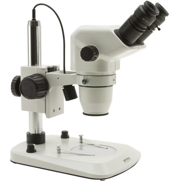 Optika SZN-3 stereo microscope, binocular, zoom, 7X-45X, LED