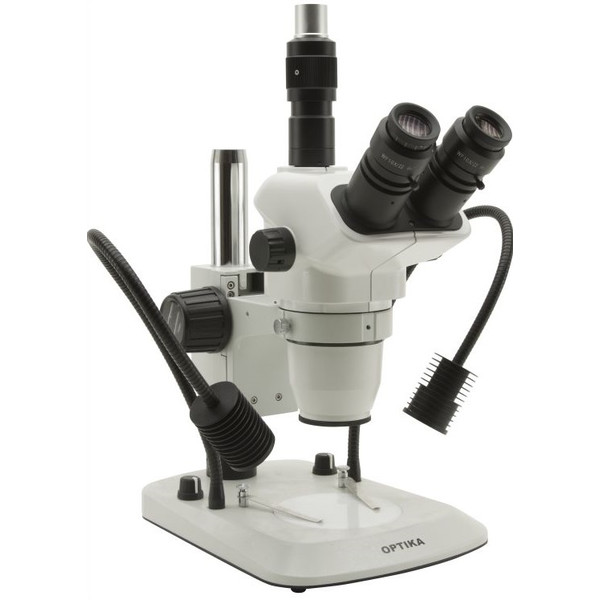 Optika SZN-6, trinocular, 7X-45X zoom, LED stereomicroscope