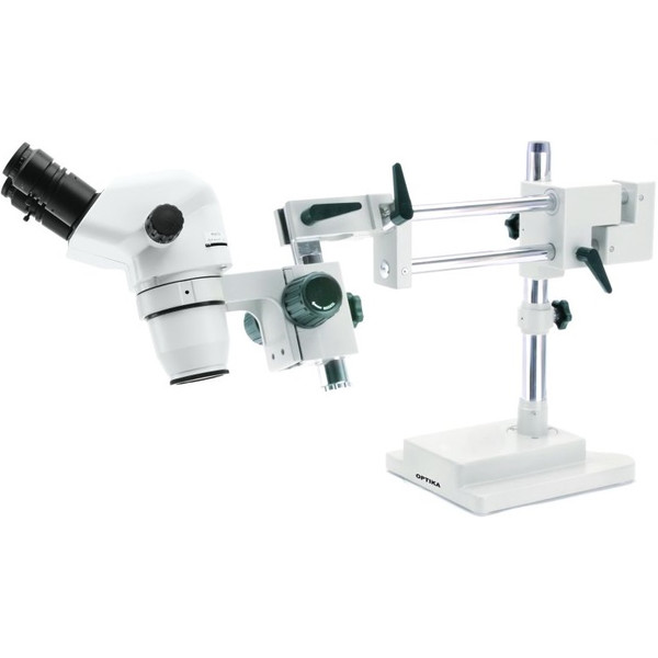 Optika SZN-9 stereo microscope, binocular, zoom, 7X-45X, with overhanging stand