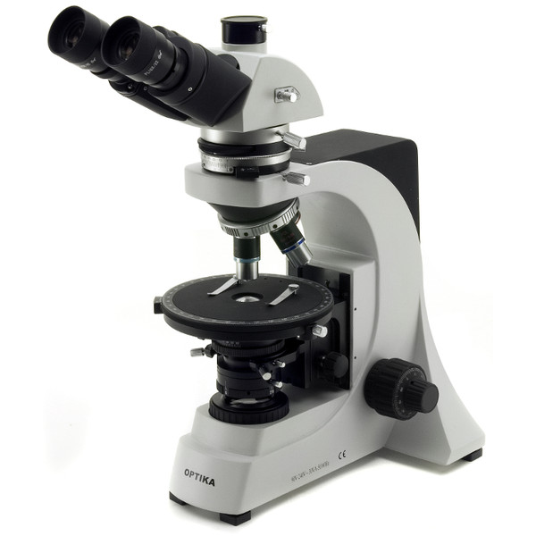 Optika B-500POL trinocular microscope, with polarizer ERGO head and X-LED illumination