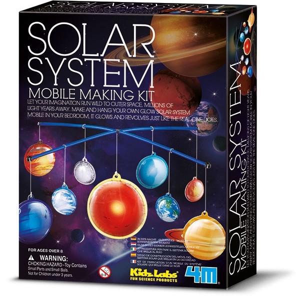 HCM Kinzel Planetarium Glow Solar System Mobile Making Kit