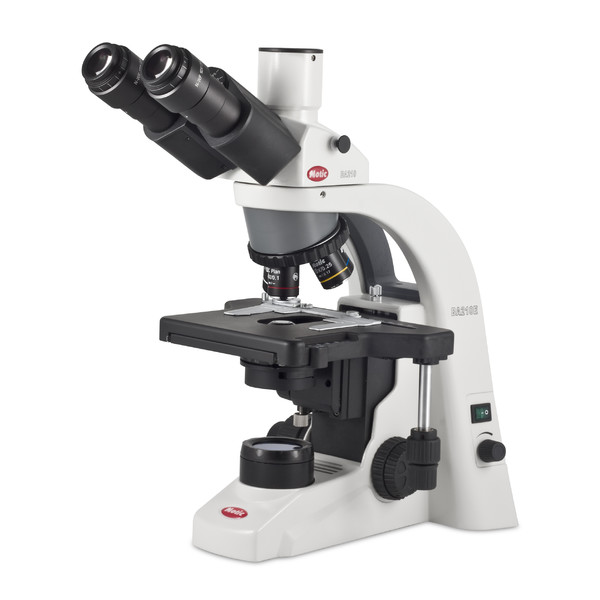 Motic Microscope BA310E, Halogen, 40x -1000x, infinity, trino