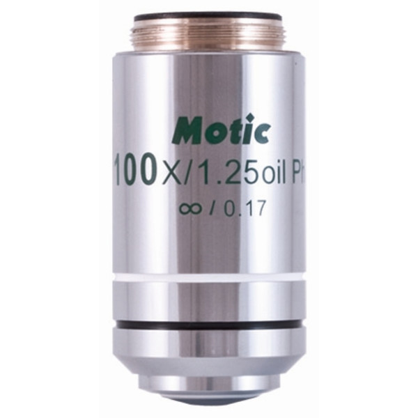 Motic CCIS plan achromatic EC-H PLPH 100X/1.25 positive phase objective (sprung) (AA = 0.15mm)
