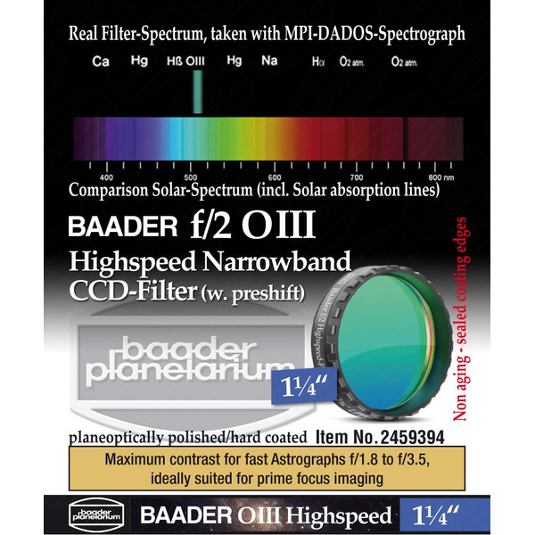 Baader Filters OIII Highspeed f/2 1.25"