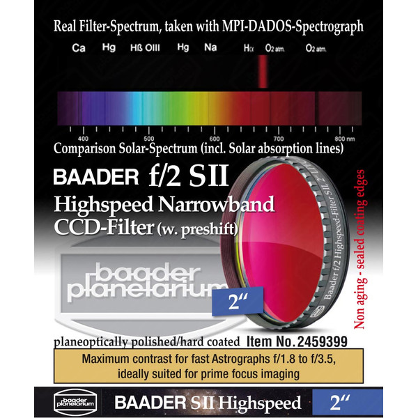 Baader Filters SII Highspeed f/2 2"