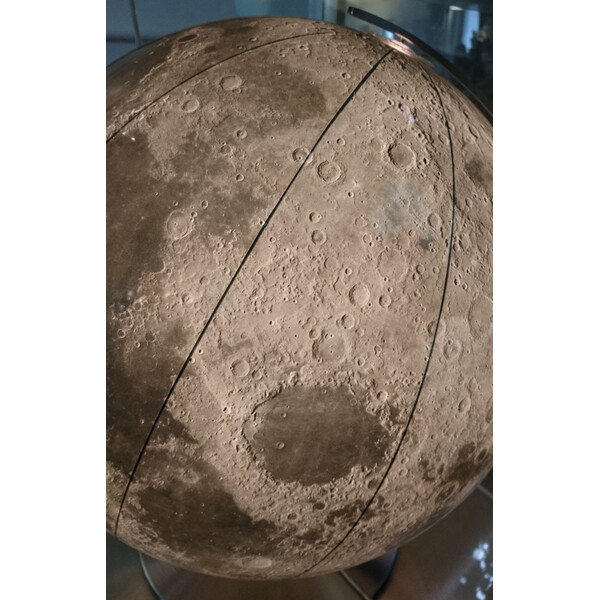Columbus Moon globe, 51cm, hand-finished