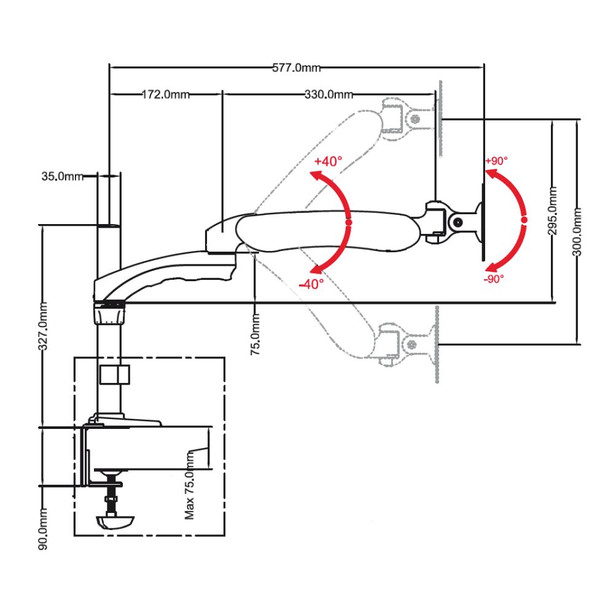 Optika Stand SZ-STL5 for Modular Stereomicroscopes