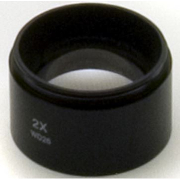 Optika Objective SAO2 2X magnification auxiliary lens for Modular Series SZN heads