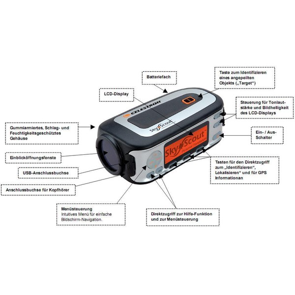 Celestron SkyScout Handplanetarium (GERMAN VERSION)