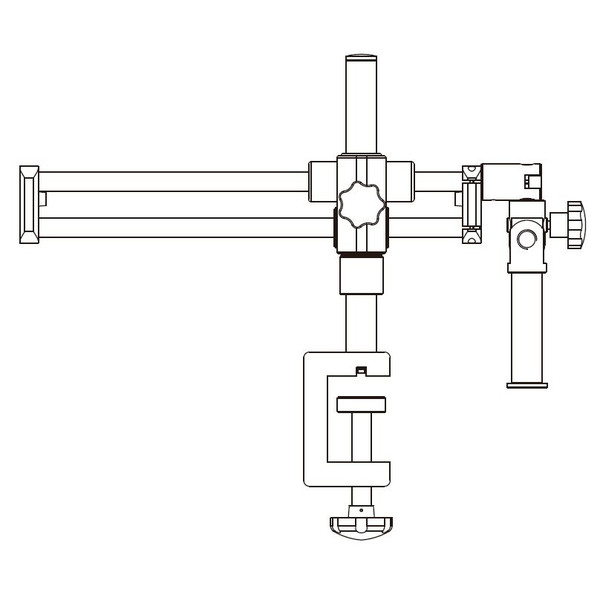 Motic Ball bearing boom stand, w. basis, pilar Ø32mm