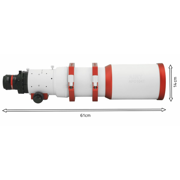 PrimaLuceLab Apochromatic refractor AP 104/650 T Airy + Field Flattener + Filter Drawer OTA