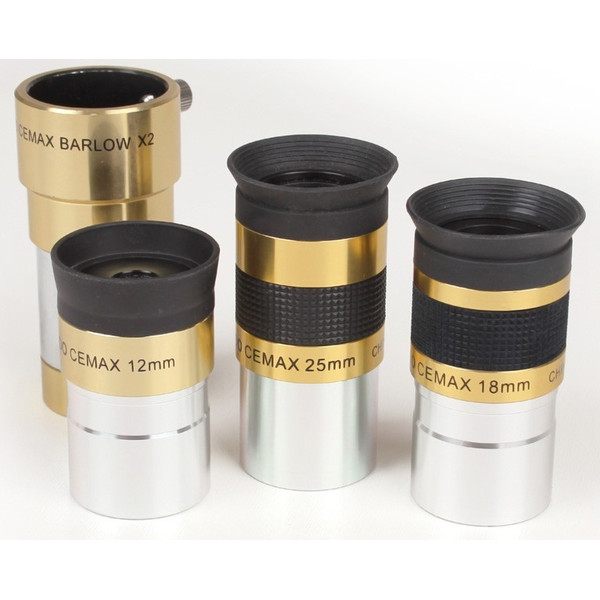 Coronado CEMAX Eyepiece set with 2x Barlow