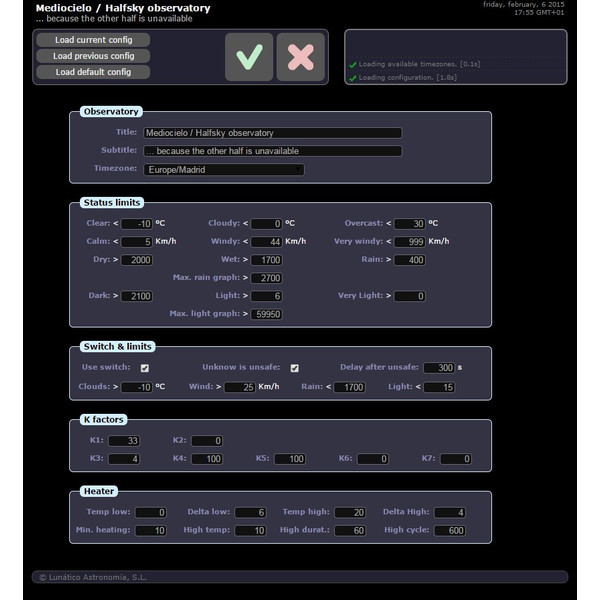 Lunatico AAG CloudWatcher Solo