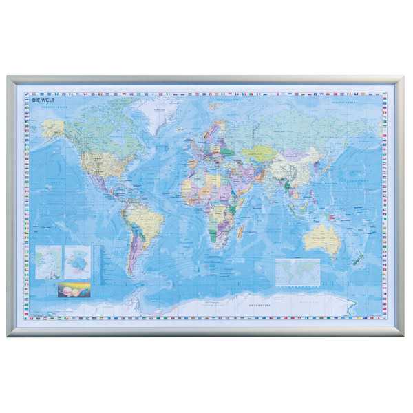 Stiefel LED-illuminated world map