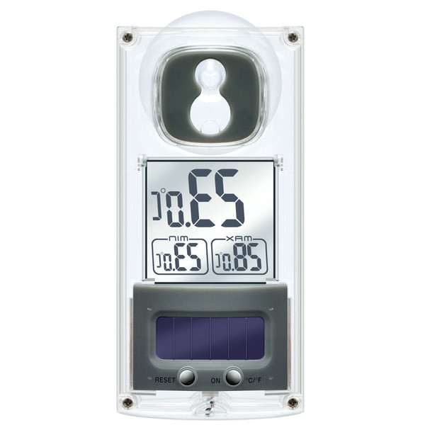 Bresser Weather station Solar window thermometer with suction cup