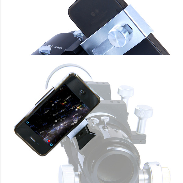 ASToptics Smartphone holder with prism rail for finder shoe