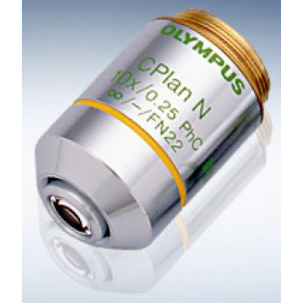 Evident Olympus CACHN10XPHP/0,25 Plan Achromat Phase Objective, Centered