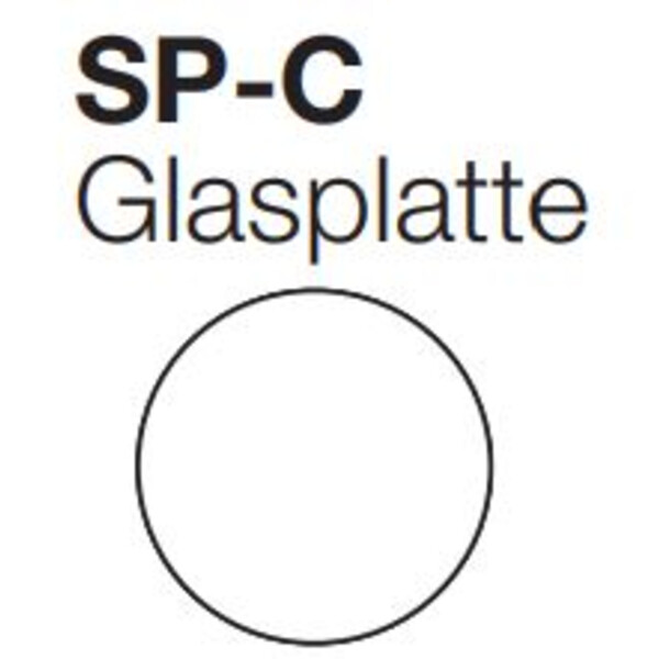Evident Olympus Clear glass plate, Ø100mm, for SP-C stereomicroscopes