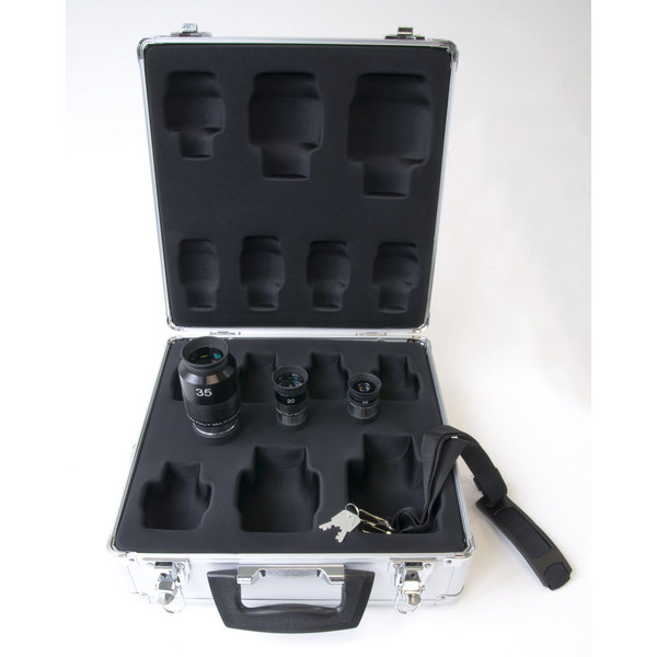 Explore Scientific 70° eyepiece set in case: 10mm, 20mm, 35mm