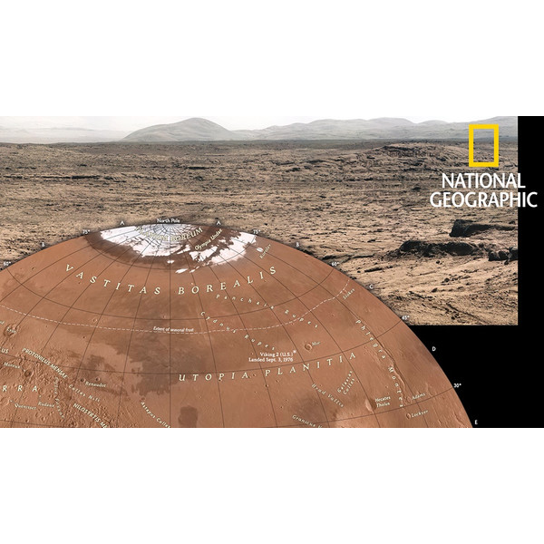 National Geographic Globe Red Planet 30cm