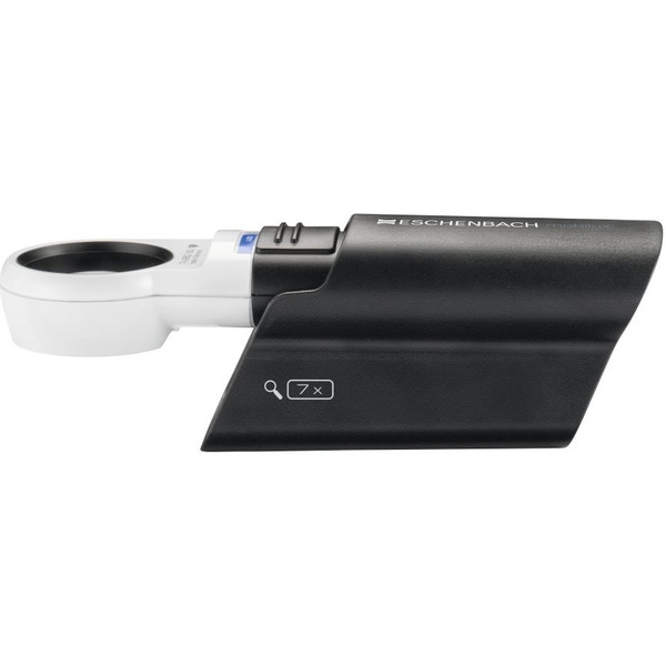 Eschenbach MOBASE stand for Mobilux 7.0X illuminated pocket magnifier