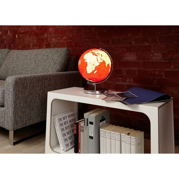 TROIKA Globe Terra Red Light 25cm
