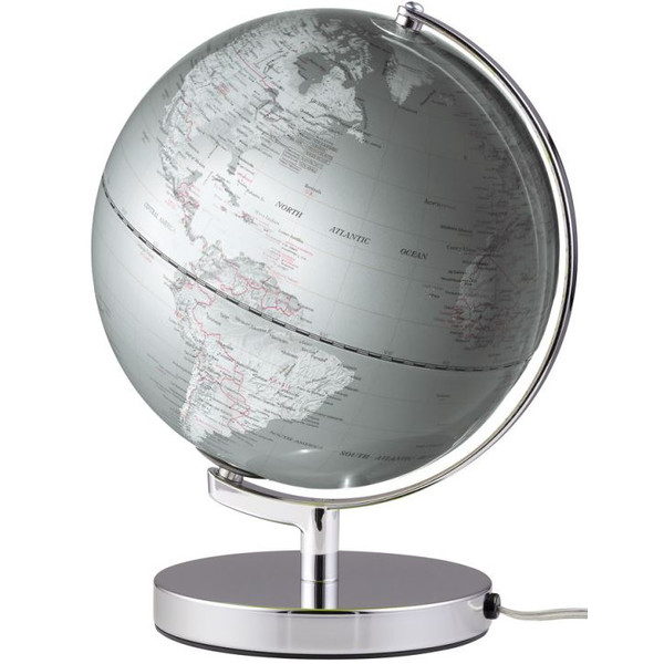 TROIKA Globe Terra Silver Light 25cm