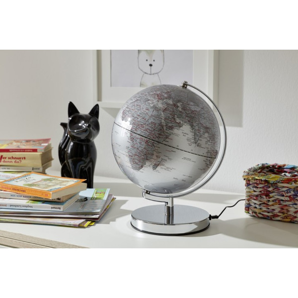 TROIKA Globe Terra Silver Light 25cm