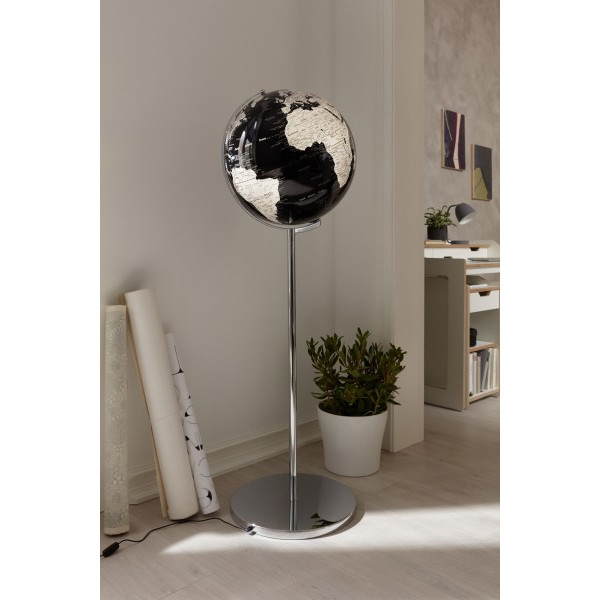 TROIKA Floor globe Sojus Black 43cm
