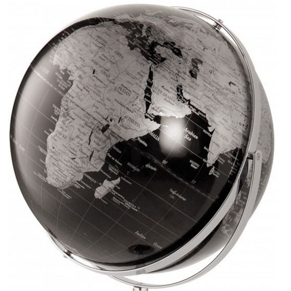 emform Floor globe Apollo 17 Black 43cm