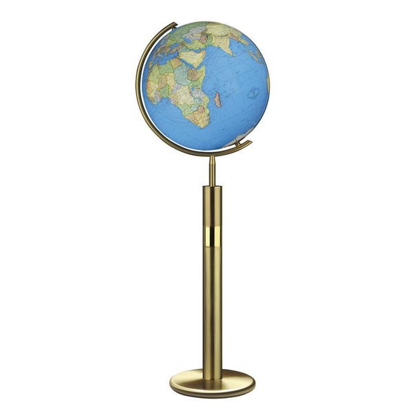 Columbus Floor globe Duo Brass 40cm