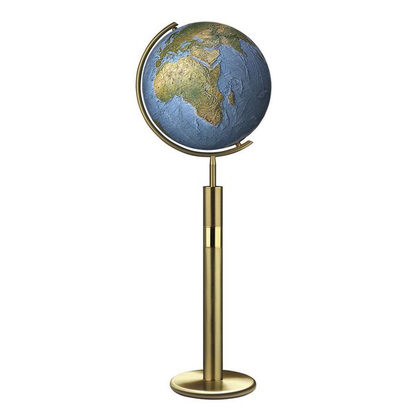 Columbus Floor globe Duorama Brass 40cm