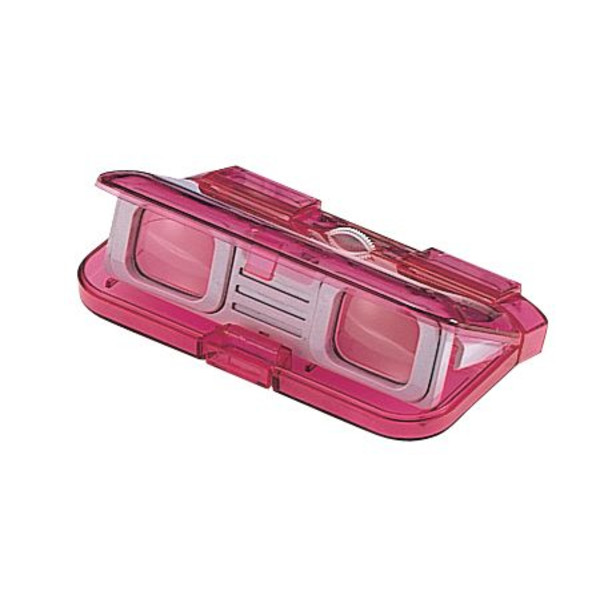 Vixen Opera glasses Lorgnette 3x28, pink, translucent