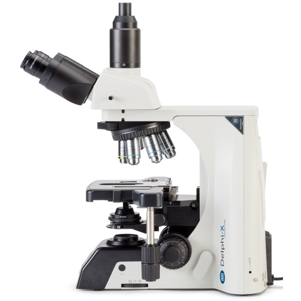 Euromex Microscope DX.1158-PLi, trino, infinity, 10x/25,  plan, 40x - 1000x,  LED, 3W