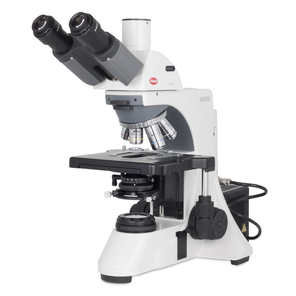 Motic Microscope BA410 Elite, trino, Hal, 50W, 40x-1000x