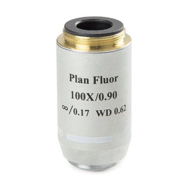 Euromex Objective 86.558, S100x/0,90, w.d. 0,19 mm, PL-FL IOS , plan, fluarex (Oxion)