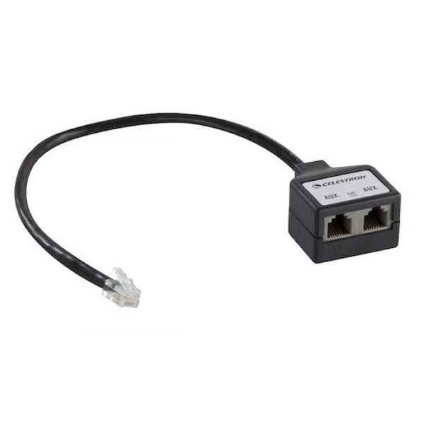Celestron Cable Aux Port splitter for AS-GT mounts