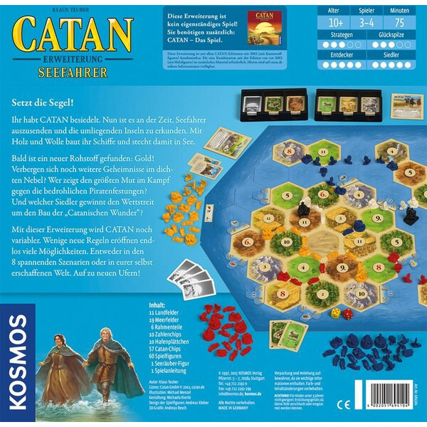 Kosmos Verlag The Settlers of Catan - Seafarers Expansion
