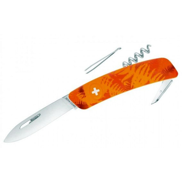 Couteaux SWIZA Couteau de poche suisse C01 FILIX Camo Farn Orange