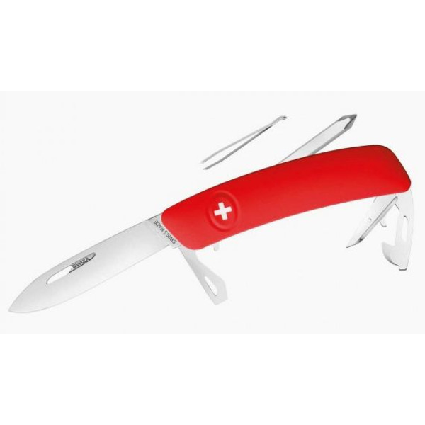 Couteaux SWIZA Couteau de poche suisse D04 rouge