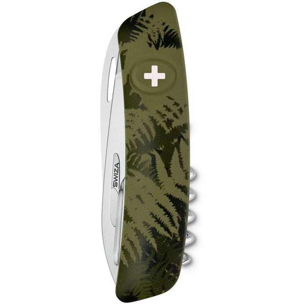 SWIZA Knives C05 Swiss Army Knife, SILVA Camo Fern khaki