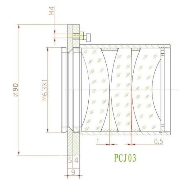 APM Riccardi M63 adjusting flange