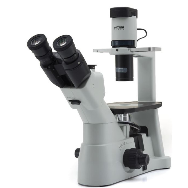 Optika Inverted microscope Mikroskop IM-3, trino, invers, phase, IOS LWD W-PLAN, 100x-400x, EU