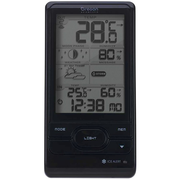 Oregon Scientific BAR 208HG weather station, black
