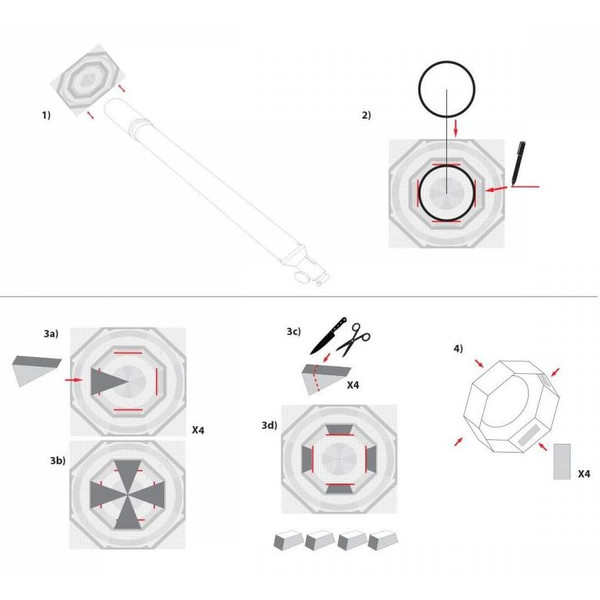 Explore Scientific Sun Catcher solar filter for 150-160mm refractors and 203mm (8") SCs