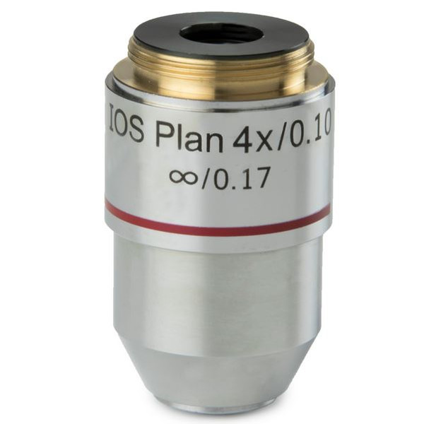 Euromex BB.7204 4X/0.10 plan, infinity microscope objective (for BioBlue.lab)
