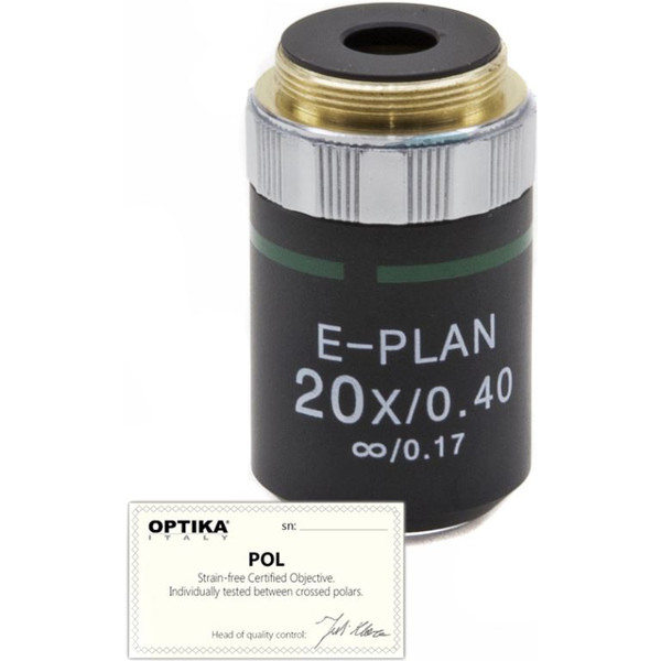 Optika Objective 20x/0.40, infinity, N-plan, POL, (B-383POL), M-146P