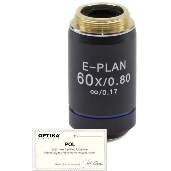 Optika Objective 60x/0.80, infinity, plan, POL,  (B-383POL), M-149P